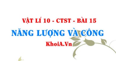 Năng lượng là gì, tính chất và định luật bảo toàn năng lượng. Công là gì, đặc điểm và biểu thức tính công - Vật lí 10 bài 15